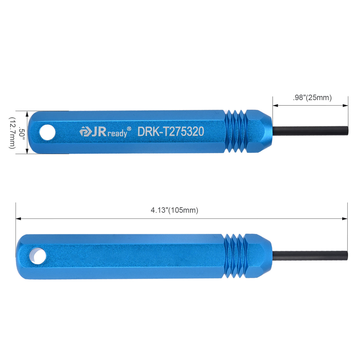 JRready DRK-T275320 Terminal Extraction Tool, AMP Commercial MATE-N-LOK Female Contact Molex 6.35 MLX Series Terminals, 700HV Hardened Needle Bar, in Appliance & Power Wiring Repair Applications