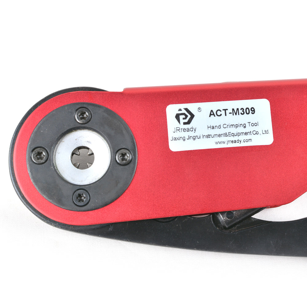 JRready ACT-M309 (YJQ M309) Pinza crimpatrice regolabile a media corrente 8-18 AWG (8,37-0,8107 mm²)