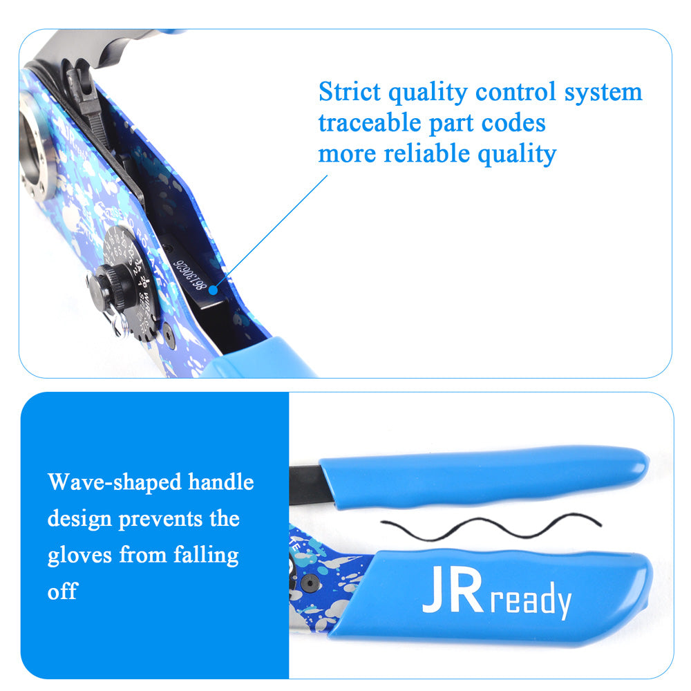 KIT DI UTENSILI PER CRIMPATURA JRready ST2142: NUOVO utensile per crimpatura ASF1 (M22520/1-01) + posizionatore UF6-UF2-5 (M22520/1-05)