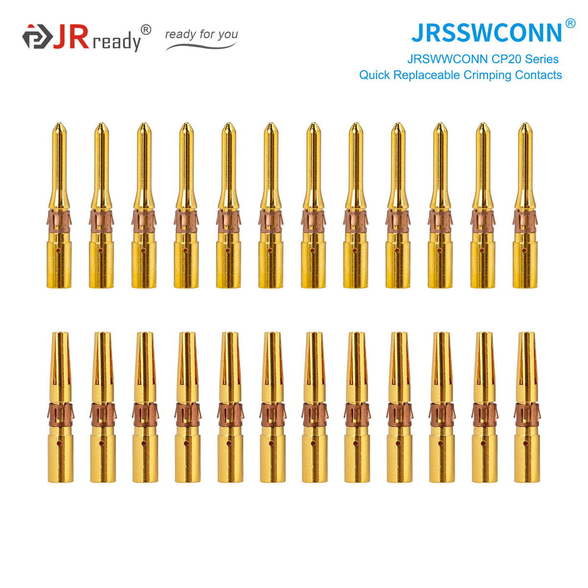 JRready JRSSW CP20 Serie Crimp-/Lötkontakte 