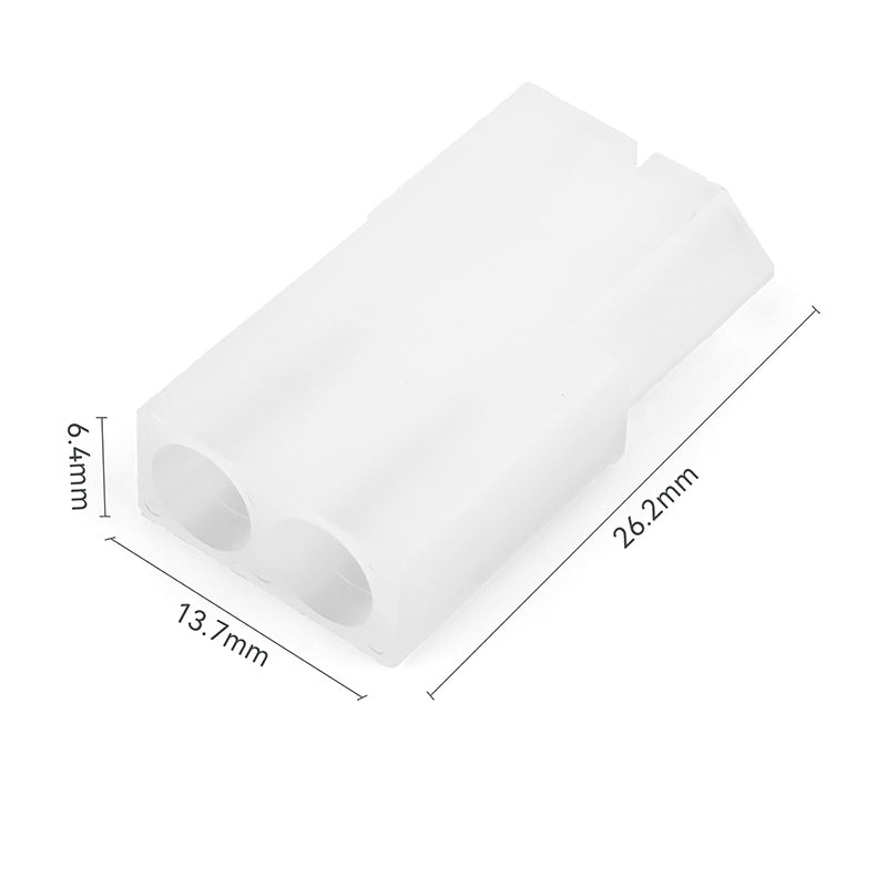 JRready JRN002 2 Pin Standard.093 Pin and Socket Connectors 2 Circuits (20 Matched Sets), 14-20 AWG, Compatible with Molex Standard.093 Male& Female Connector, 5.03 mm Pitch, Free Hanging