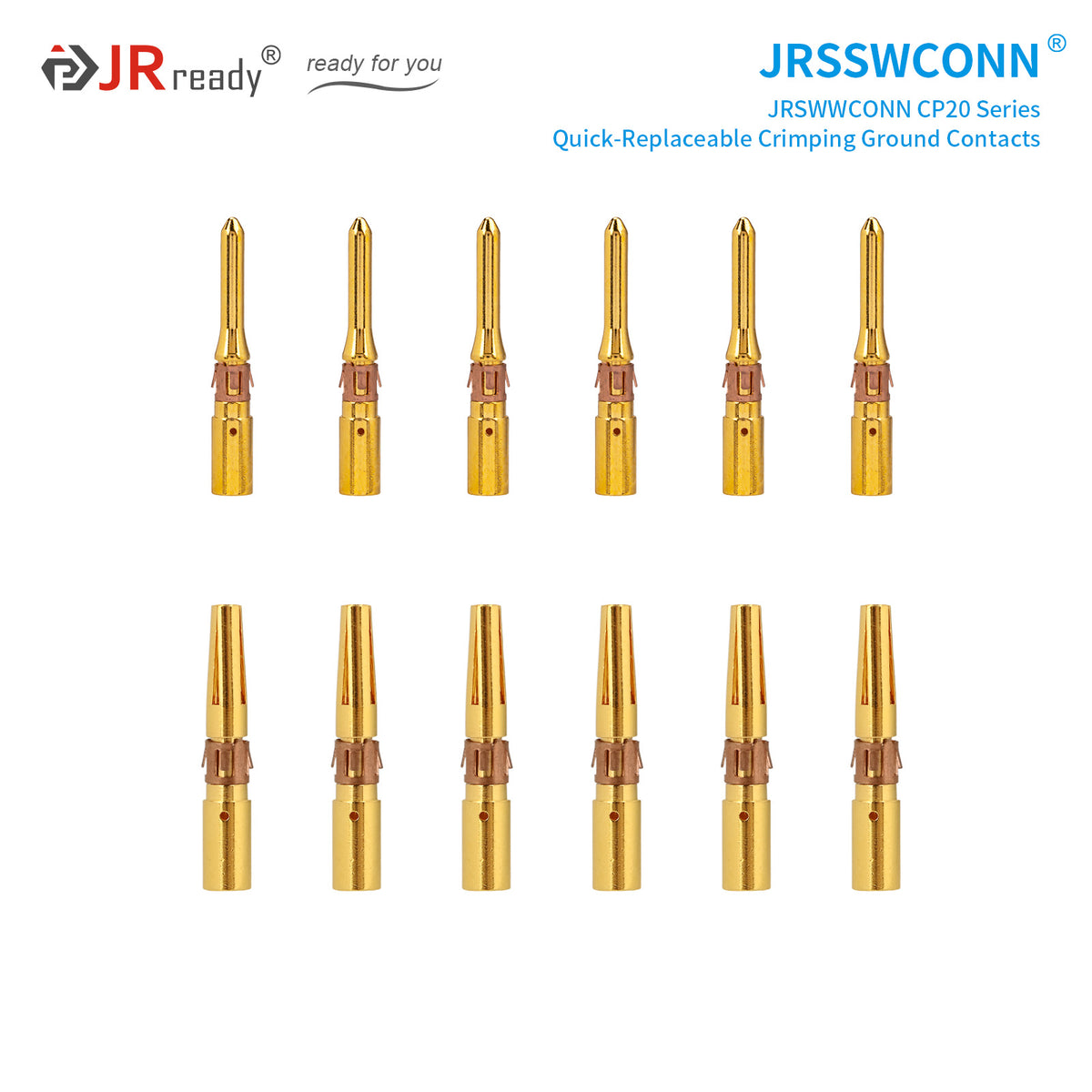 JRready JRSSW CP20 Serie Crimp-/Lötkontakte 
