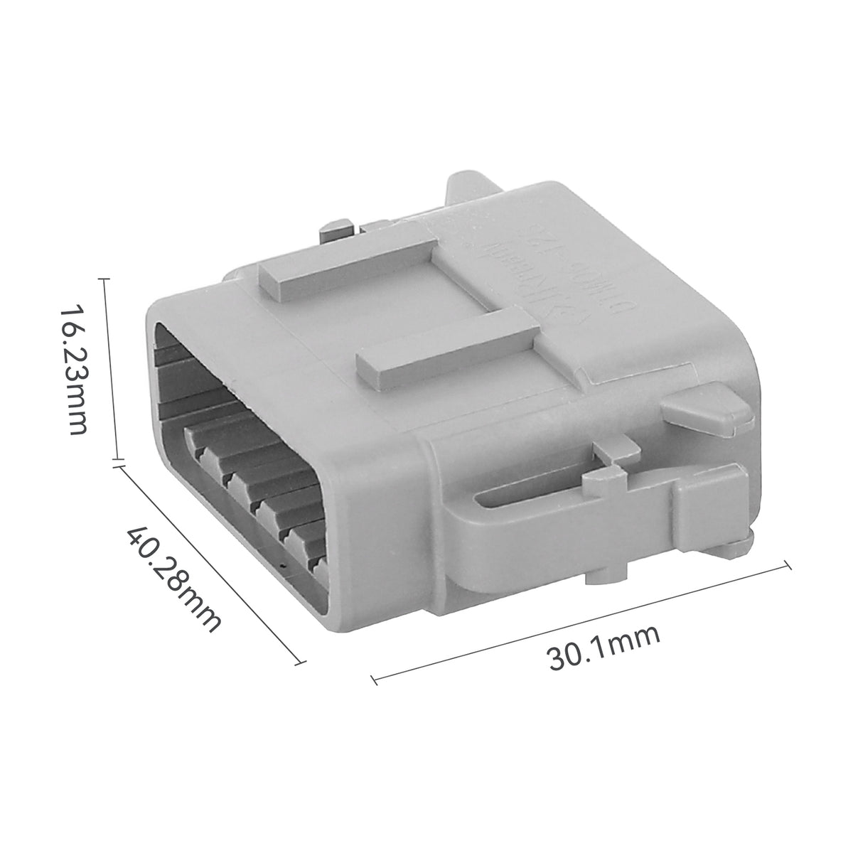 JRready 12-pin Deutsch DTM connector kit with #20 solid contacts, waterproof marine and automotive use by JRDTOOLS