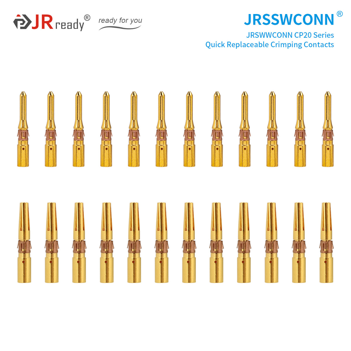 JRready JRSSW CP20 Serie Crimp-/Lötkontakte 