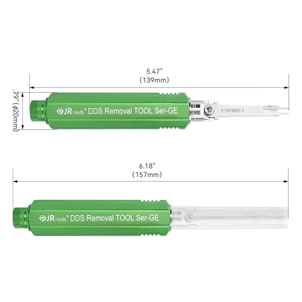 JRready JRDDS-1-1579007-1-01/ JRDDS-1-1579007-1-07 Dual-Pin Terminal Extraction Tool for AMP MCP 1.5k, DCU plugs (P/N: 4F0