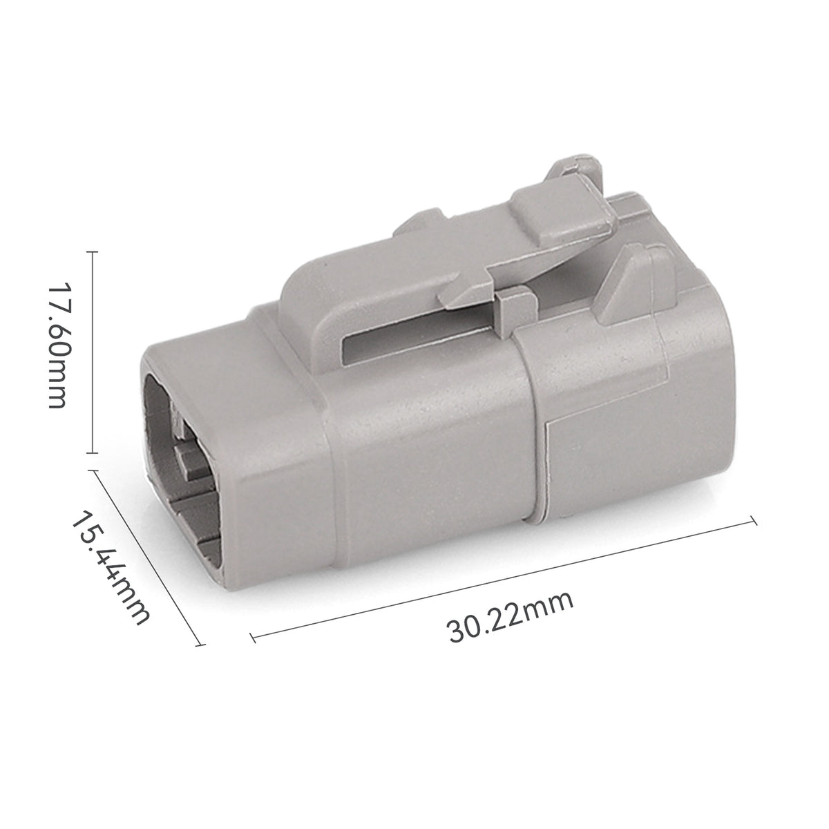 JRready Deutsch DTM 4-Pin Waterproof Connector Kit with #20 Stamped Contacts, 16-22 AWG - Marine, Truck, Motorcycle, Agricultural & Alternative Energy