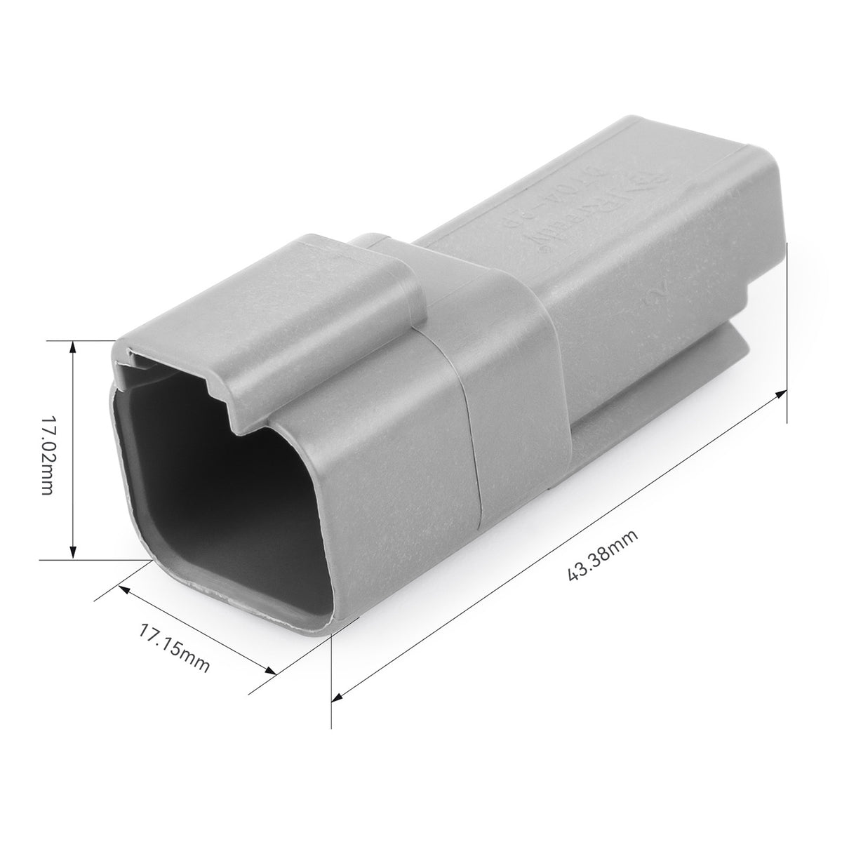 JRDTOOLS JRready 2-12 Pin Deutsch DT connector kit with #16 stamped contacts for waterproof automotive and truck wiring.