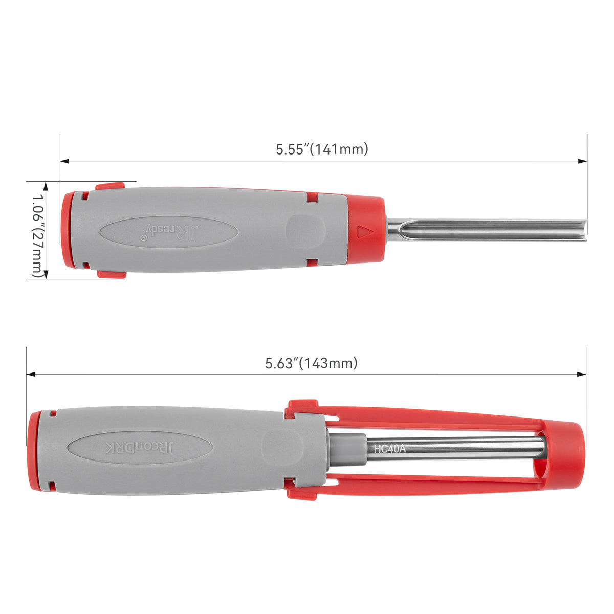 JRready JRconDRK-HC40A Terminal Extraction Tool for HARTING Han-C 40A Series terminals connectors