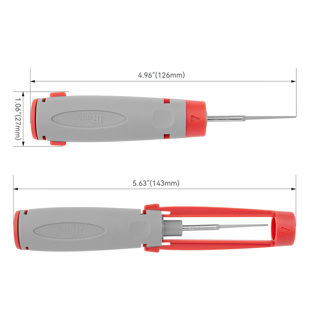 Strumento di estrazione JRready JRconDRK-DMP280M per Delphi Metri-Pack 150/280/630 e altri piccoli terminali a molla singola