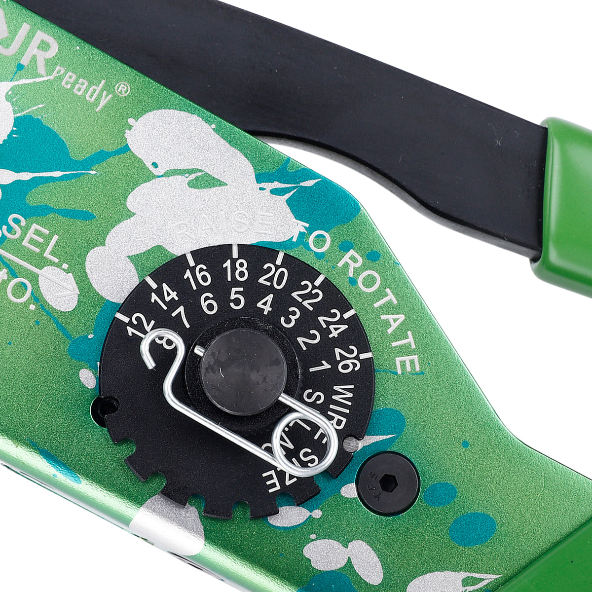 JRready ST2195 Tool Kit:  NEW-ASF1G Green Version Crimping Tool(M22520/1-01 Equivalent)  & TH-CP20 Positioner 12-26AWG