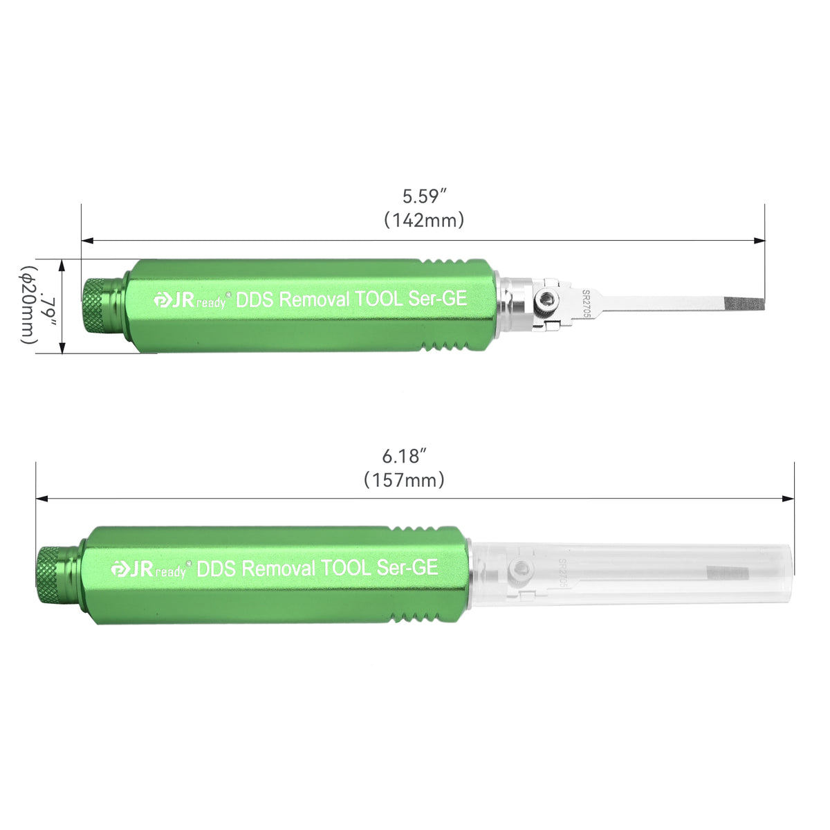 JRready JRDDS-SR2705-01/ JRDDS-SR2705-07 Single-Pin Terminal Extraction Tool for Deutsch DT, DTM, DTP series connectors
