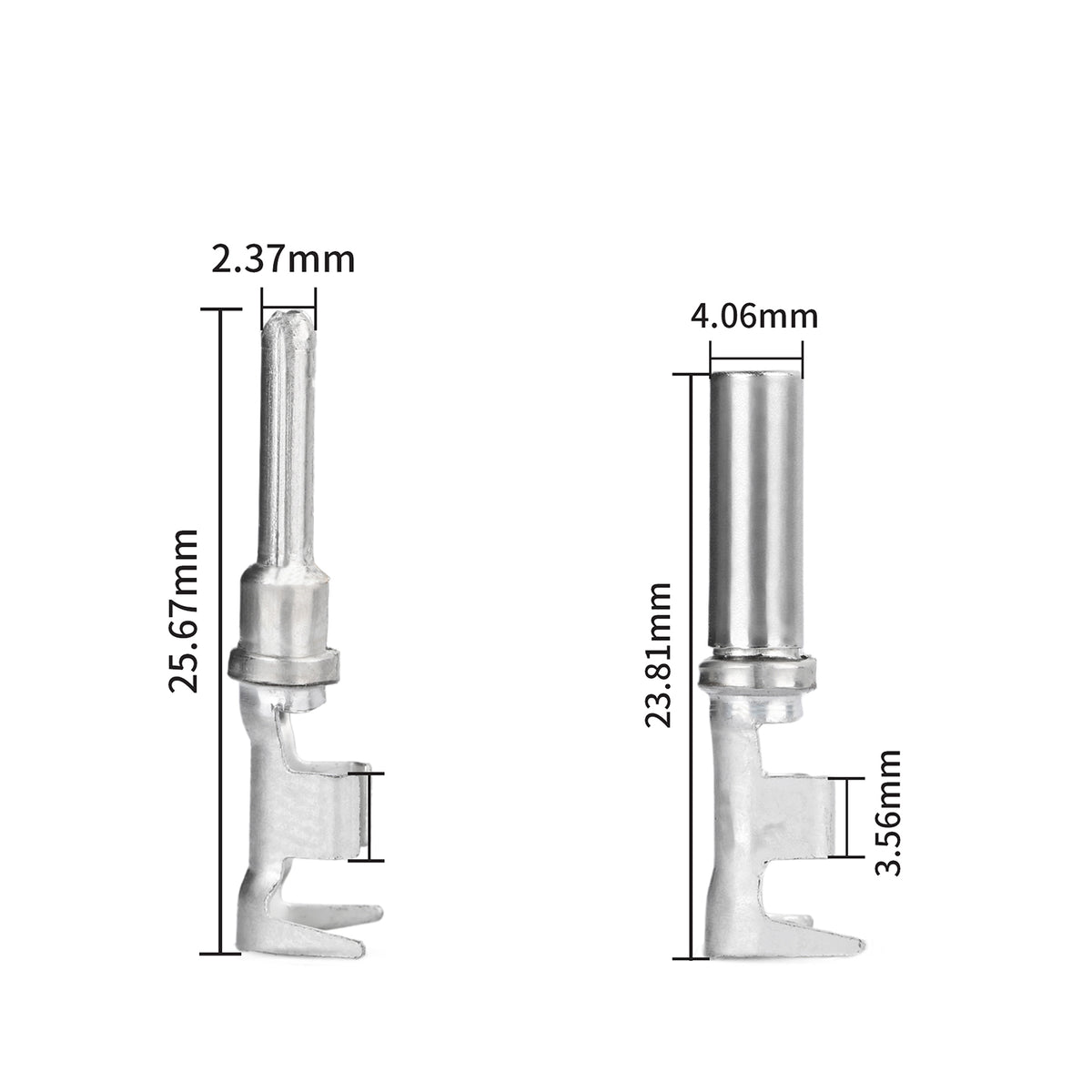 JRready 2-Pin Deutsch DTP connector kit with #12 contacts for waterproof marine, truck, and agricultural applications.