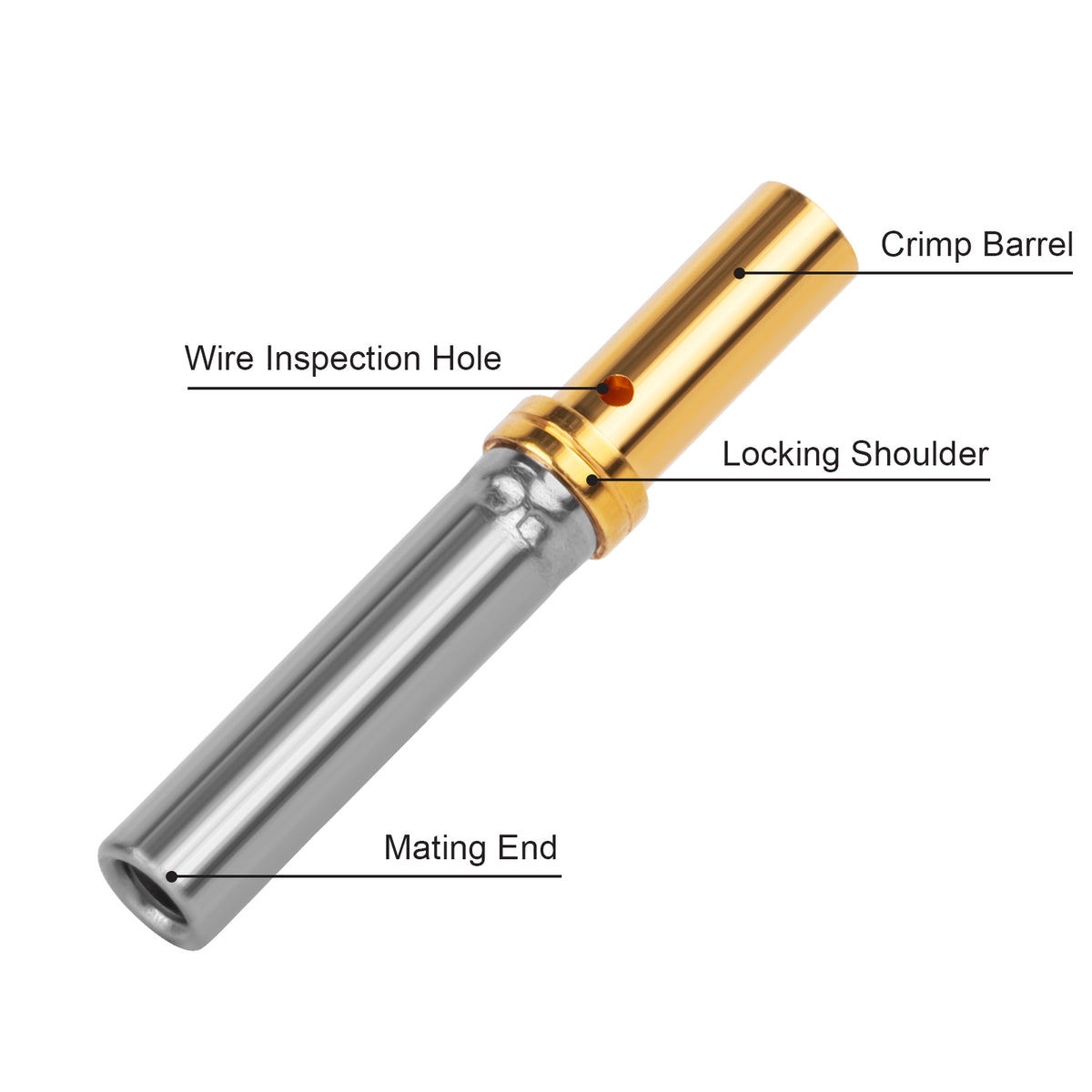 JRready ST6567/ST6568/ST6569 Deutsch Contact Terminal Kit, Gold-Plated 12#/16#/20# Pin & Socket, for DT HDP20 HD30 HD10 DRC Jiffy Splice Series Connectors, Sensor & Instrumentation Wiring
