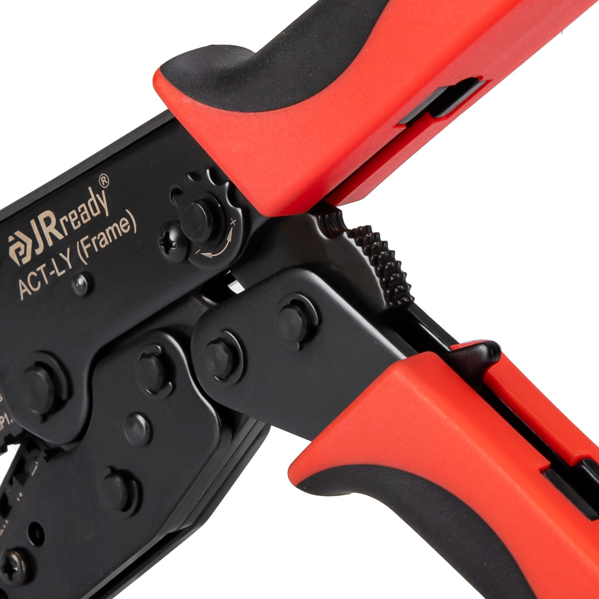 JRready ACT-LY-2H Crimp Tool 10-22 AWG for for 0.5-6mm² Pre-Insulated Terminals in Automotive Wire Harness Production