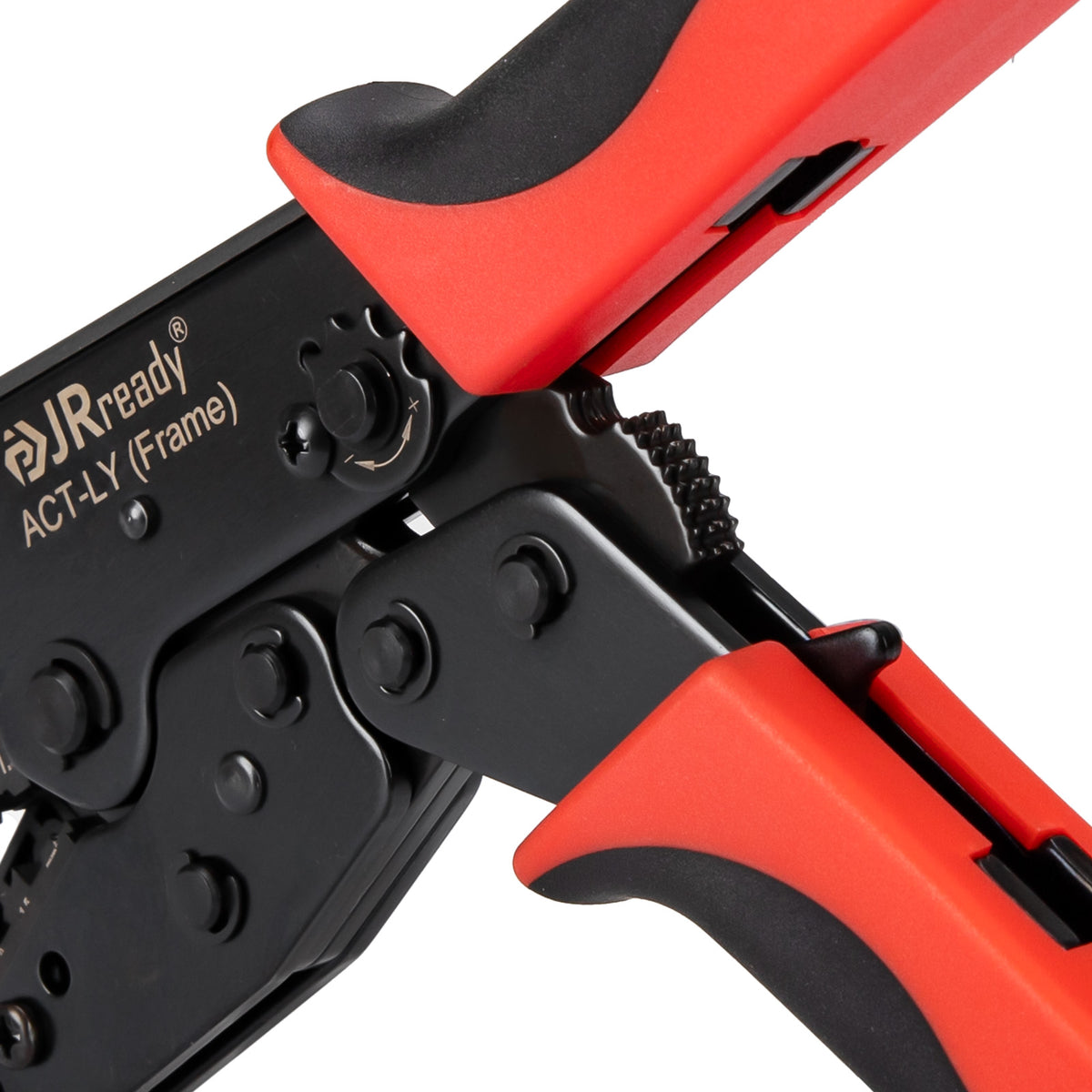 JRready ACT-LY-3P1 Crimp Tool for RG58 RG59 RG6 Coaxial Cable, .068 .098 .213 .255 .321 Inch Signal-Loss Prevention Professional Ratchet Crimper