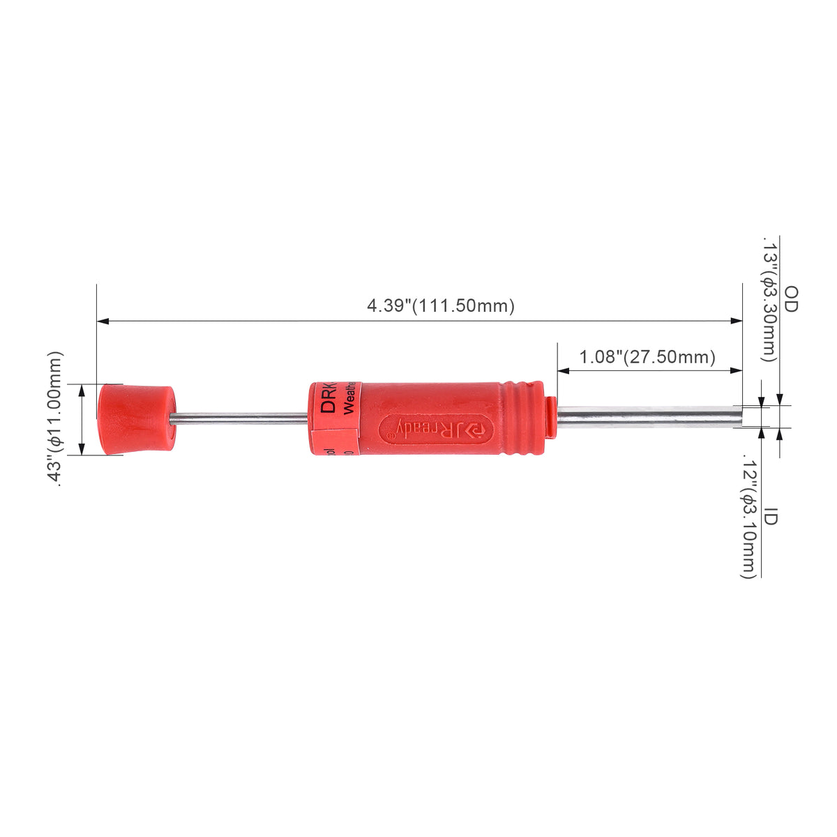 JRready DRK-330 Tubular Terminal Extraction Tool for Aptiv Delphi Weather-Pack Series Connectors, covering Automotive Engine Bay & Body Electrical Wiring Repair