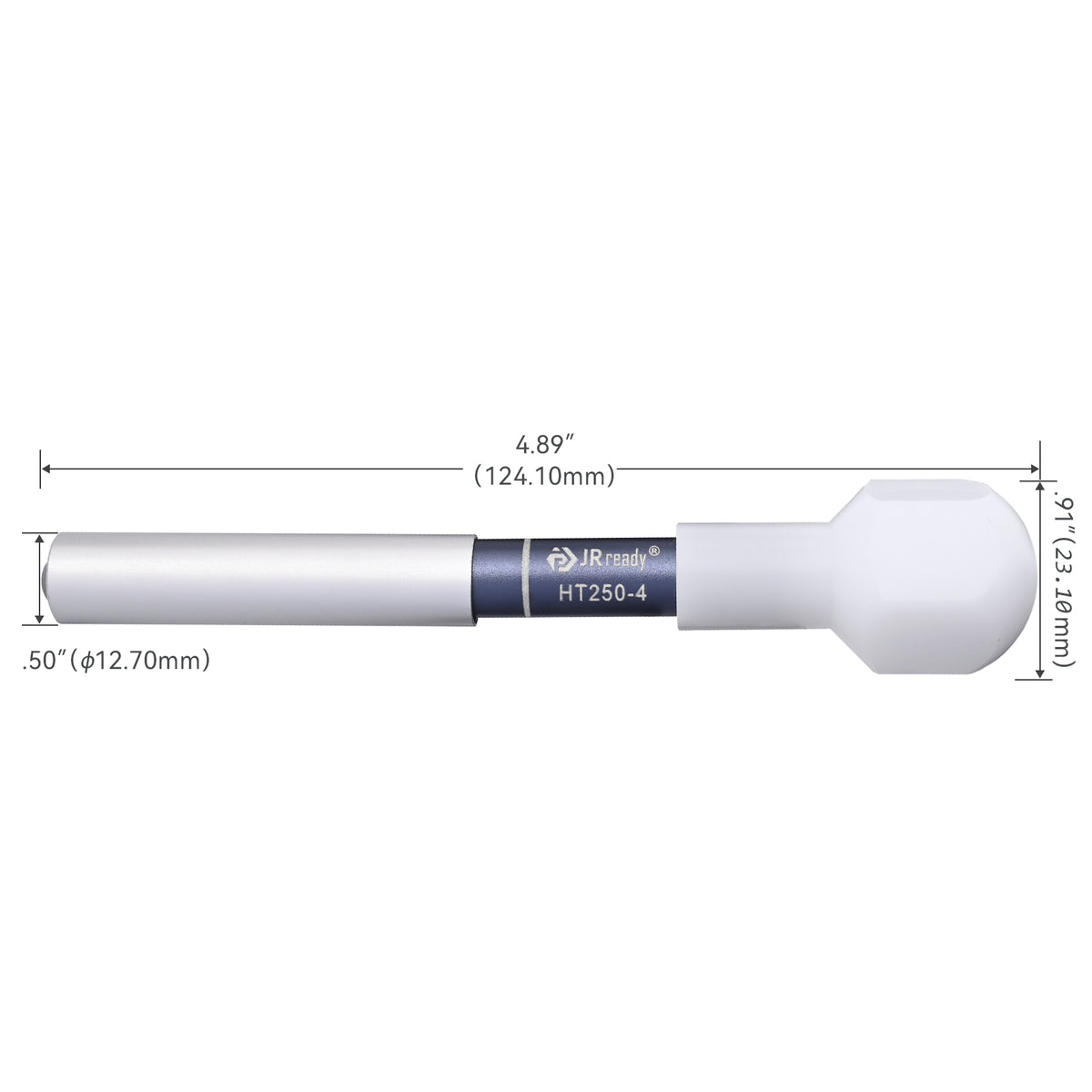 JRready HT250-1 / HT250-2 / HT250-3 / HT250-4 / HT250-5 / HT250-6 Retention Force Tester, Aluminum Alloy Connector Inspection Tool for Verifying Terminal Seating in Electrical Connectors