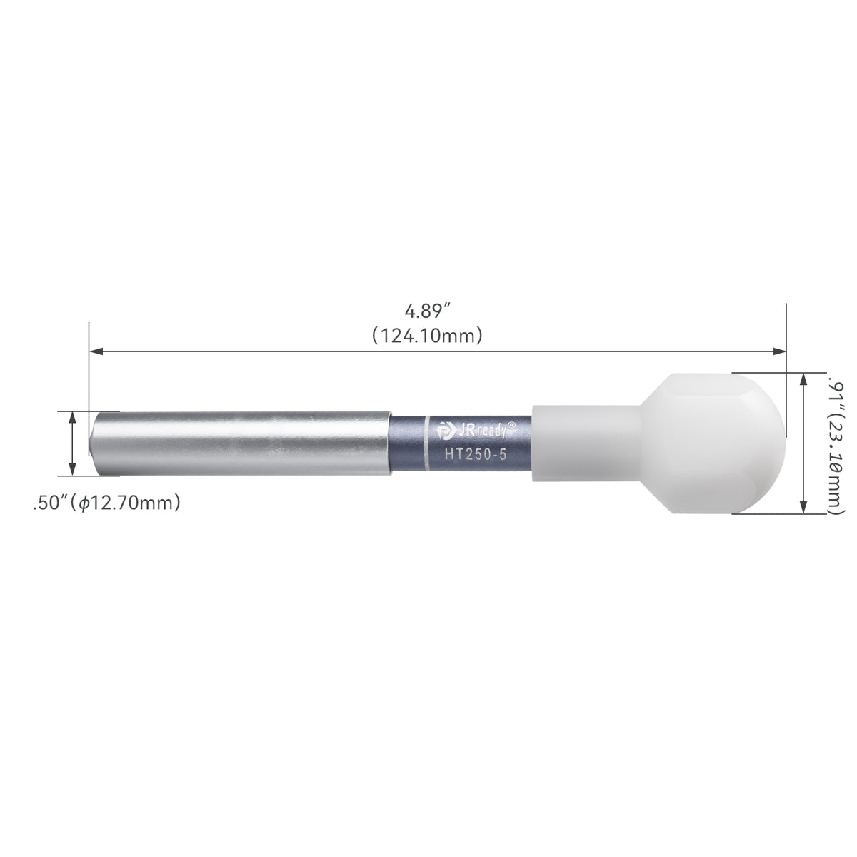 JRready HT250-1 / HT250-2 / HT250-3 / HT250-4 / HT250-5 / HT250-6 Retention Force Tester, Aluminum Alloy Connector Inspection Tool for Verifying Terminal Seating in Electrical Connectors