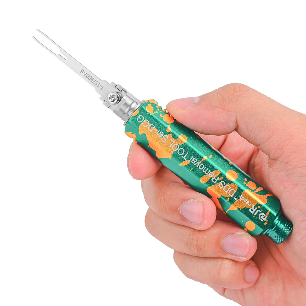 JRready JRDDS-1-1579007-6-01/ JRDDS-1-1579007-6-07 Strumento di estrazione terminale a doppio pin per connettori automobilistici AMP MCP serie 2.8k per veicoli Volkswagen, Audi e Skoda 