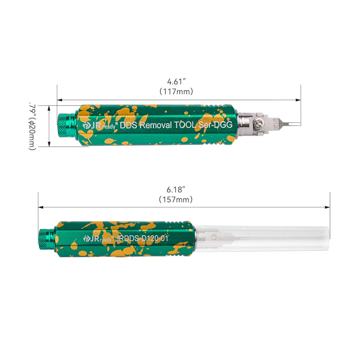 JRready JRDDS-D120-01/ JRDDS-D120-07 Dual-Pin Terminal Extraction Tool for Molex MX 3.0mm pitch 5557 series female terminals (housing 43025)