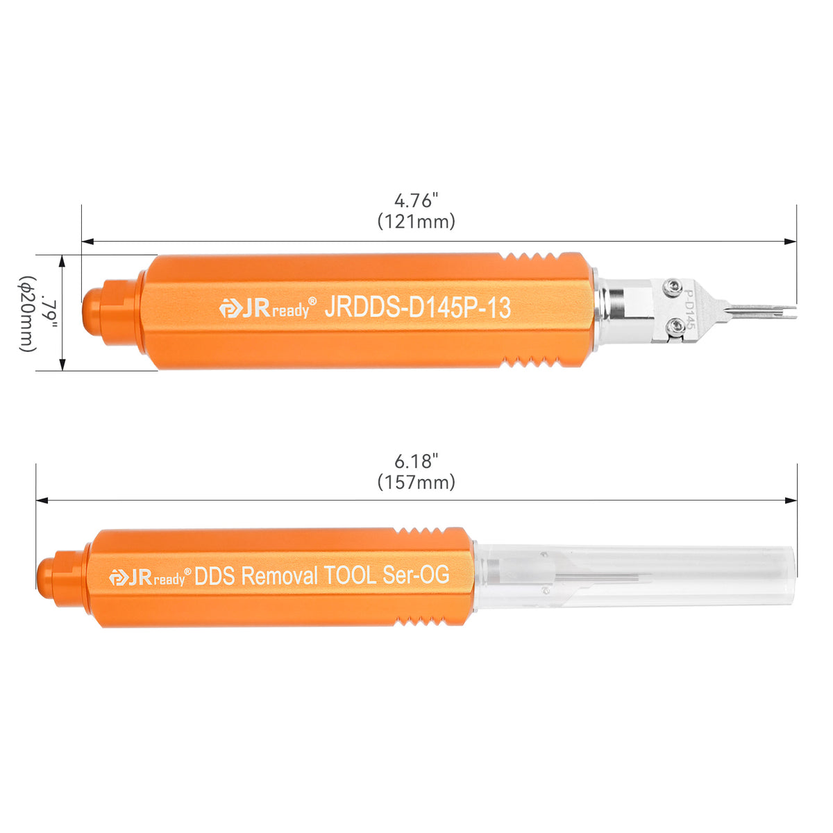 JRready JRDDS-D145P-01/ JRDDS-D145P-13/JRDDS-D145PRO-01 Dual-Pin Terminal Extraction Tool for Molex MX3.0mm Pitch 5557 Series Male Terminals &amp; 43020 Female Housing