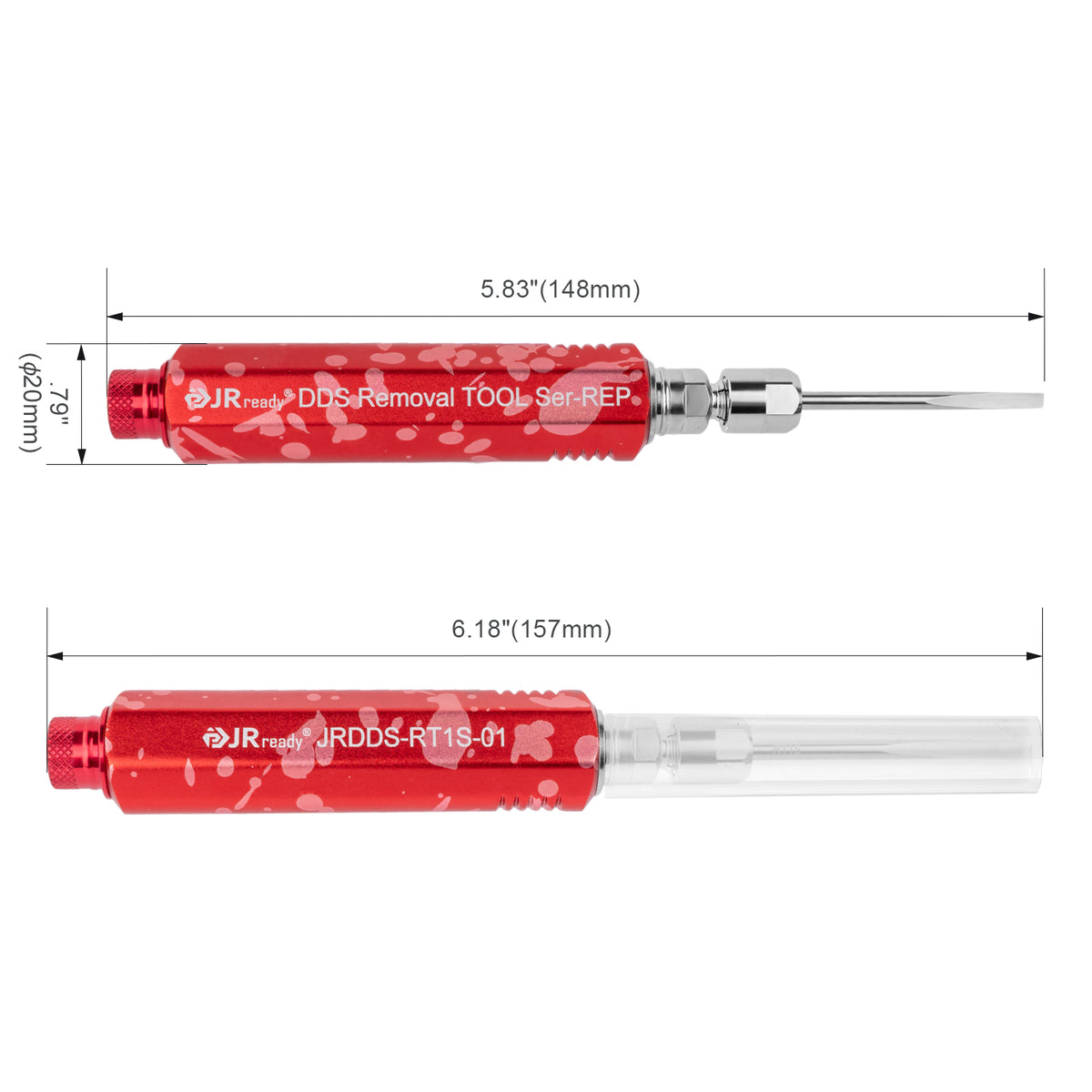 JRready JRDDS-RT1S-01/ JRDDS-RT1S-03 Pin-Style Terminal Extraction Tool for extraction of terminals & wedge locks of Deutsch DT, DTM, DTP Series Connectors