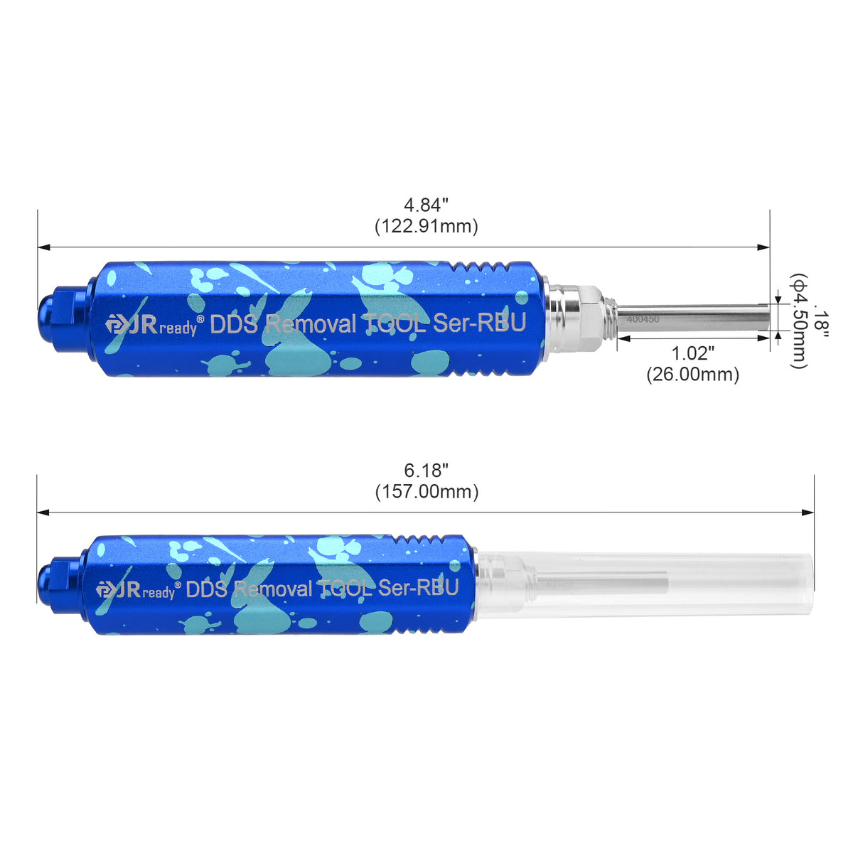 JRready JRDDS-T400450-01/ JRDDS-T400450-04 Extraction Tool for ITT Cannon Circular Connectors of the Trident Neptune Metal Series.