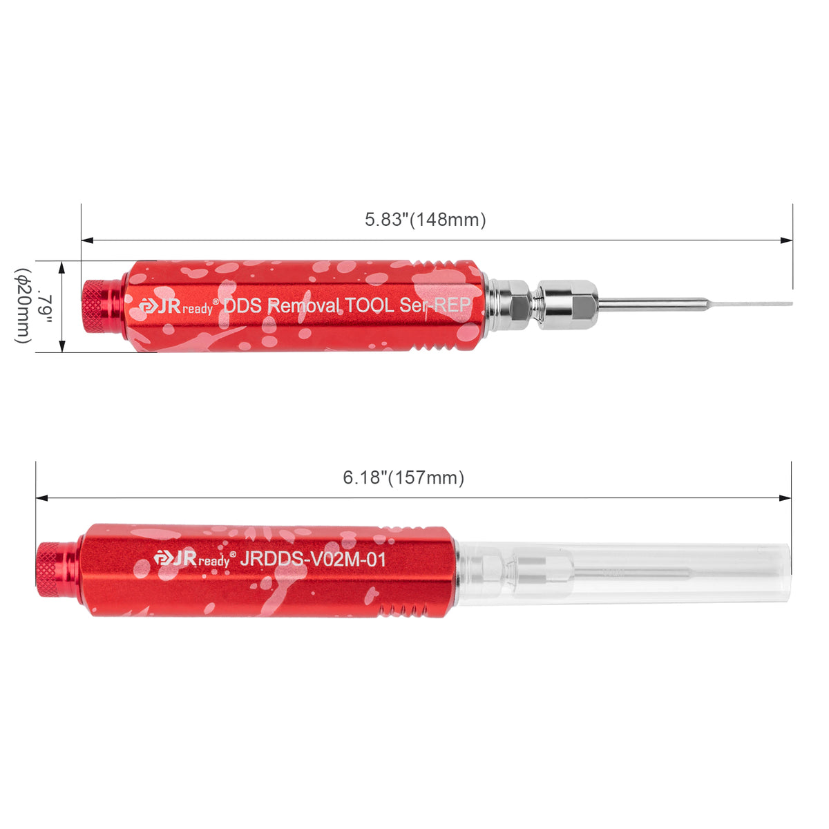 JRready JRDDS-V02M-01/ JRDDS-V02M-03 Pin-Style Terminal Extraction Tool for various small single-spring terminals or internal spring terminals