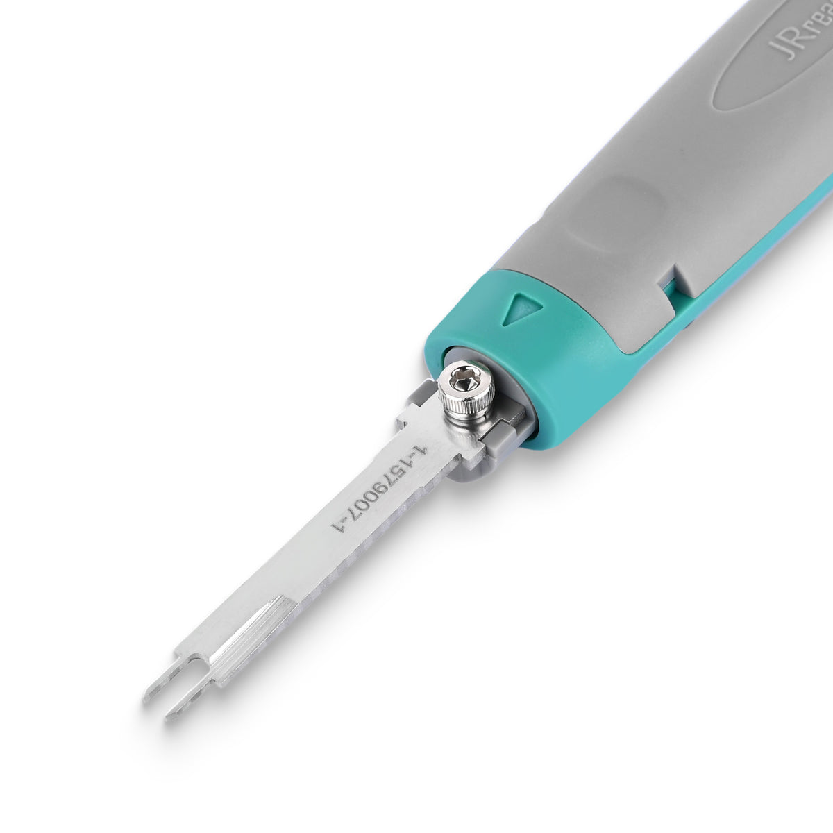 JRready JRconDRK-1-1579007-1 Ausziehwerkzeug für AMP MCP 1,5k, DCU-Stecker, 4F0937733, 3C0973737 Kfz-Steckverbinder mit 2-mm-Offsetbohrung