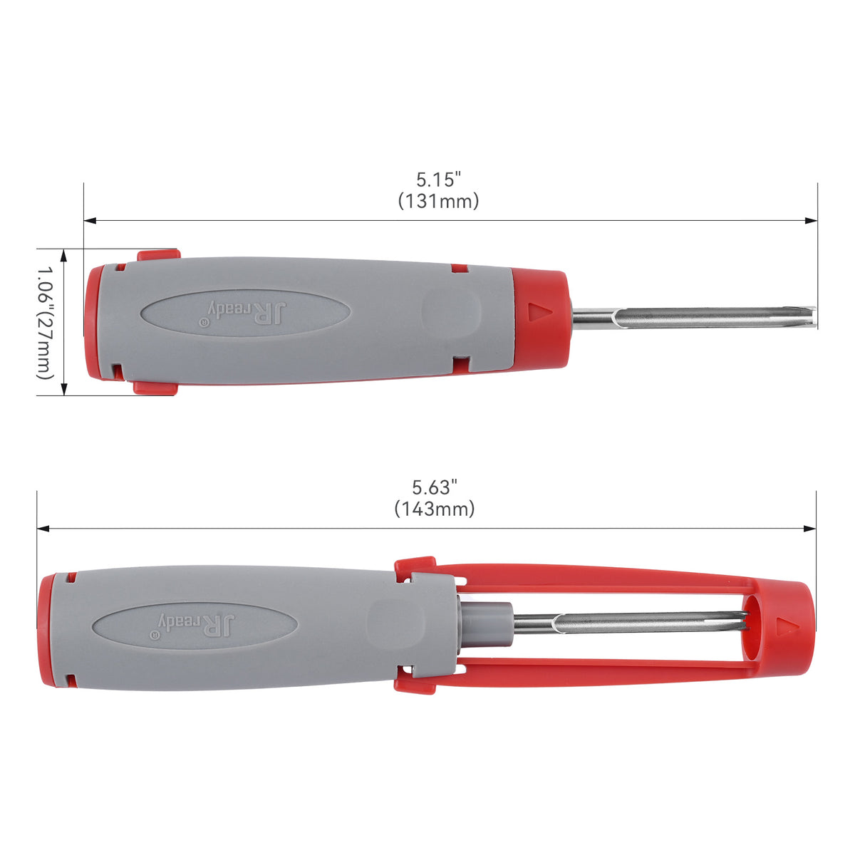 JRready JRconDRK-16DT-PRO Extraktionswerkzeug für 16#-Anschlüsse von DT-, DRC-, HDP- und Jiffy Splice-Steckverbindern