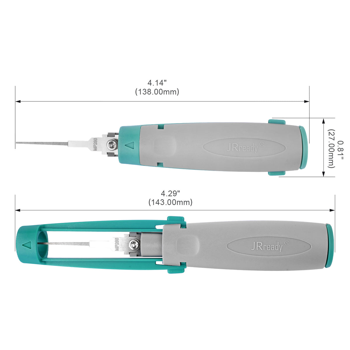 JRready JRconDRK-MP280 Einzelstift-Anschluss-Extraktionswerkzeug für Delphi Metri-Pack 150/280/630-Serienanschlüsse