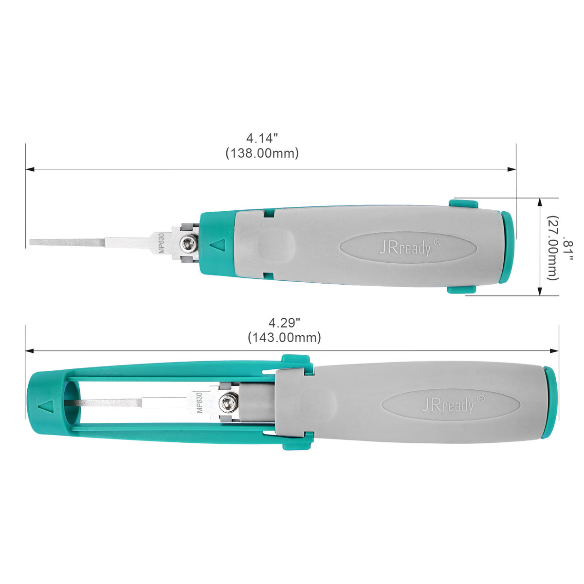 JRready JRconDRK-MP630 Single-Pin Terminal Extraction Tool for Delphi Metri-Pack 280/480/630/800 series terminals