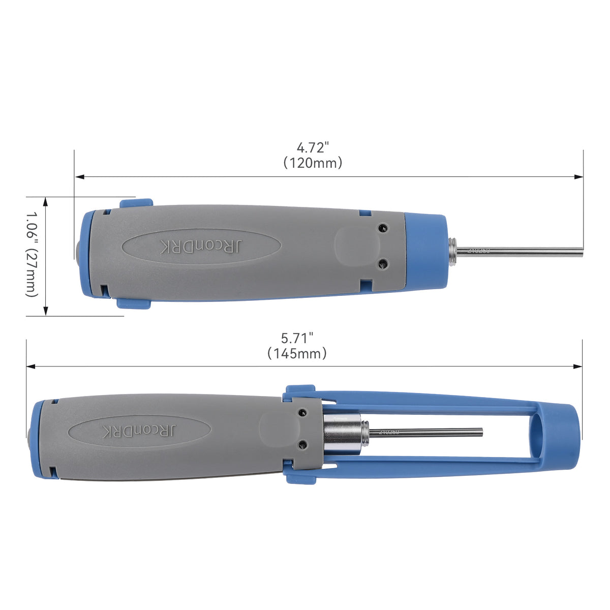 JRready JRconDRK-T210250 Strumento di estrazione pin per terminali connettori Tamiya Mini EL passo 4,5 mm/3,7 mm; terminali Amphenol 20# di connettori RM, RT360, RTOW, RT