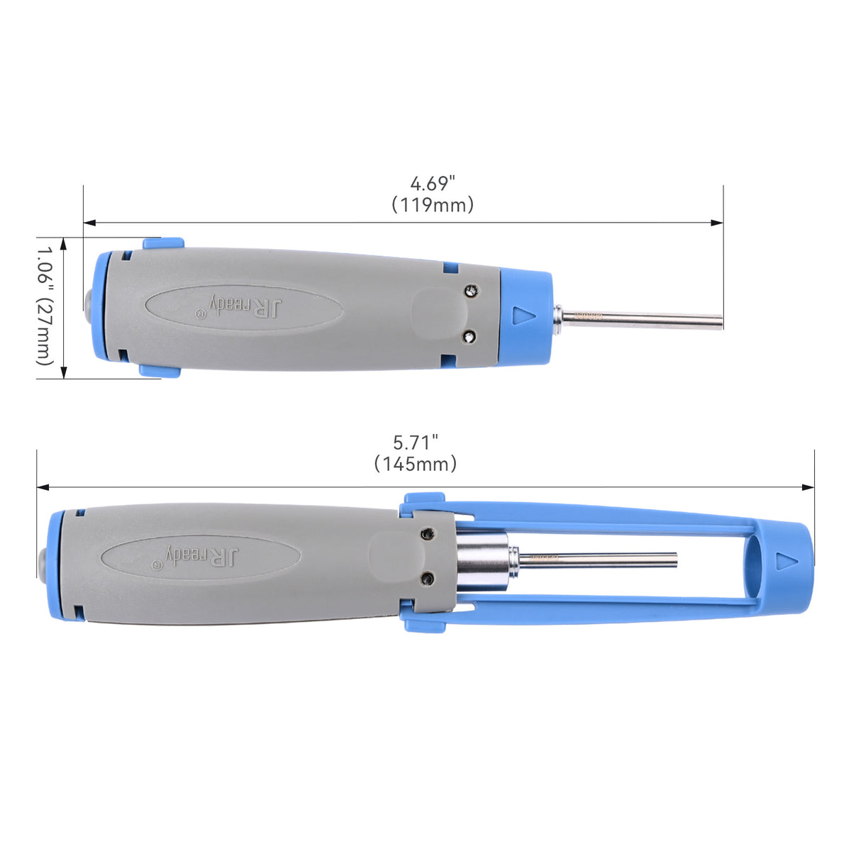 JRready JRconDRK-T280320 Pin Removal Tool for AMP 6.35 Universal MATE-N-LOK Terminals & Molex 6.35 MLX (42021 42022) Terminal & Molex 8980 Female Terminals