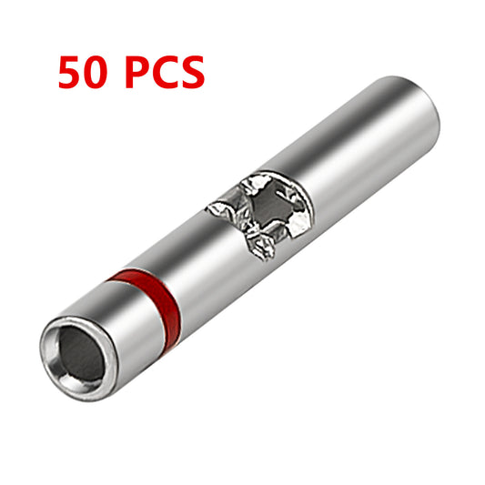 JRready ST6533-01-50 (M81824/1-1 D-436-36 Equivalent) Heat Shrink Connectors, Wire Crimps & Splice Connectors Kit: JWS81824/1-1 * 50 pcs Splices for 20-26AWG wires