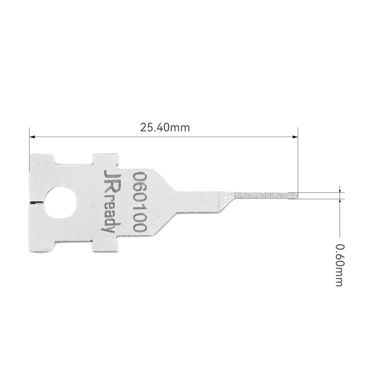 JRready Single Mounting Hole Flat Blade Replacement Tips for Molex/AMP/Delphi Terminal Extraction Tools