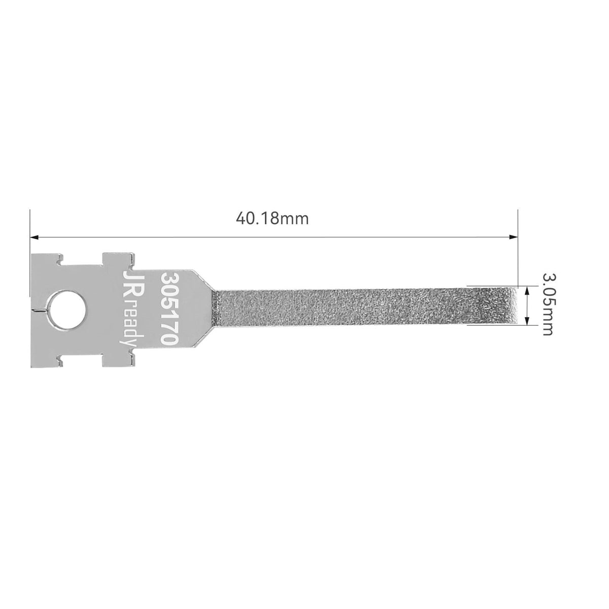 JRready Single Mounting Hole Flat Blade Replacement Tips for Molex/AMP/Delphi Terminal Extraction Tools