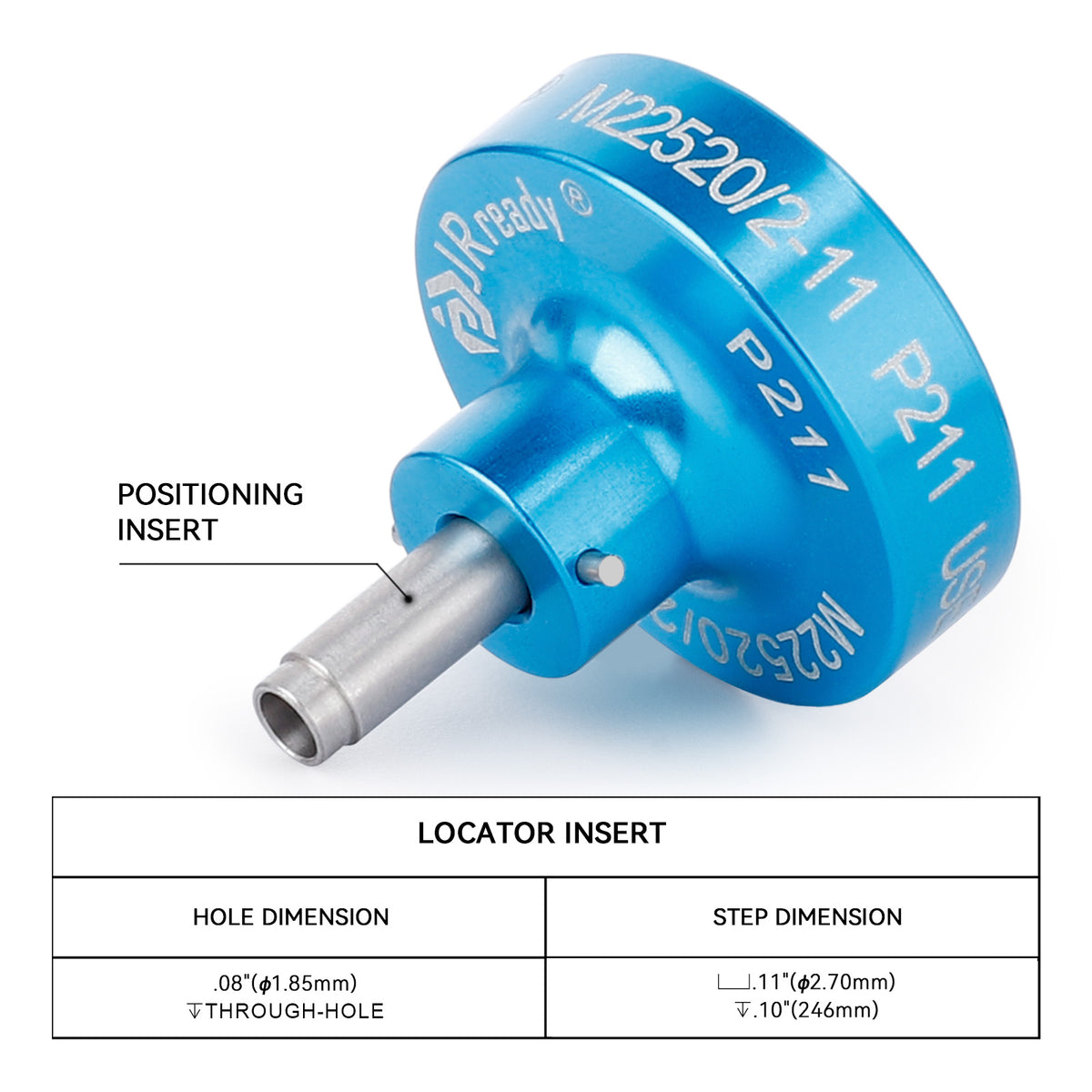 JRready K287 / P211（M22520/2-11） Positioner for M39029/2-105,M39029/3-108,M39029/2-104,M39029/3-107,M39029/1-101,M39029/1-100
