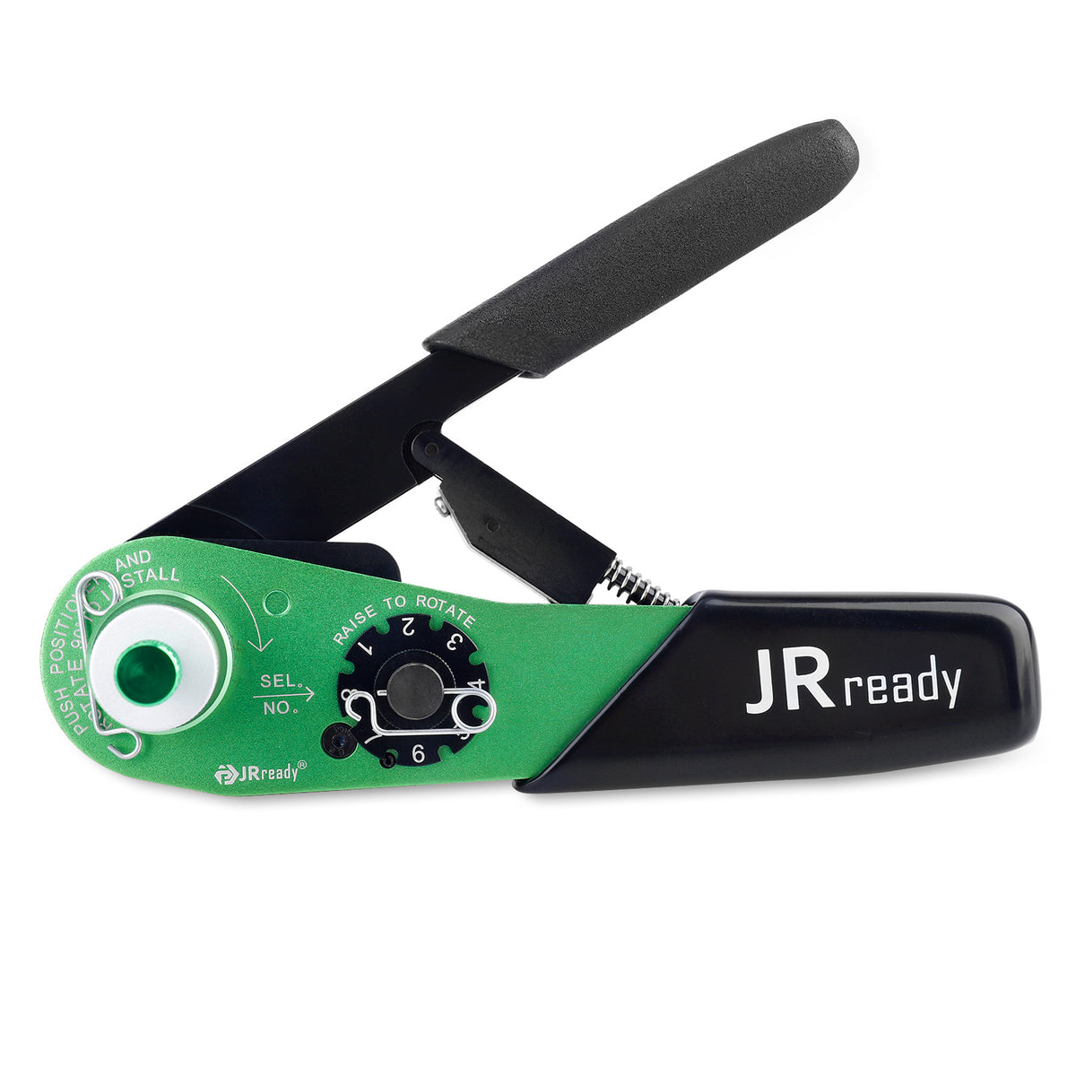 KIT DI ATTREZZI JRready ST2193: crimpatrice YJQ-W7A e posizionatore 86-D-SUB per connettori serie HARTING / TE HAN D-SUB e WAIN HM, D-SUB, HR23