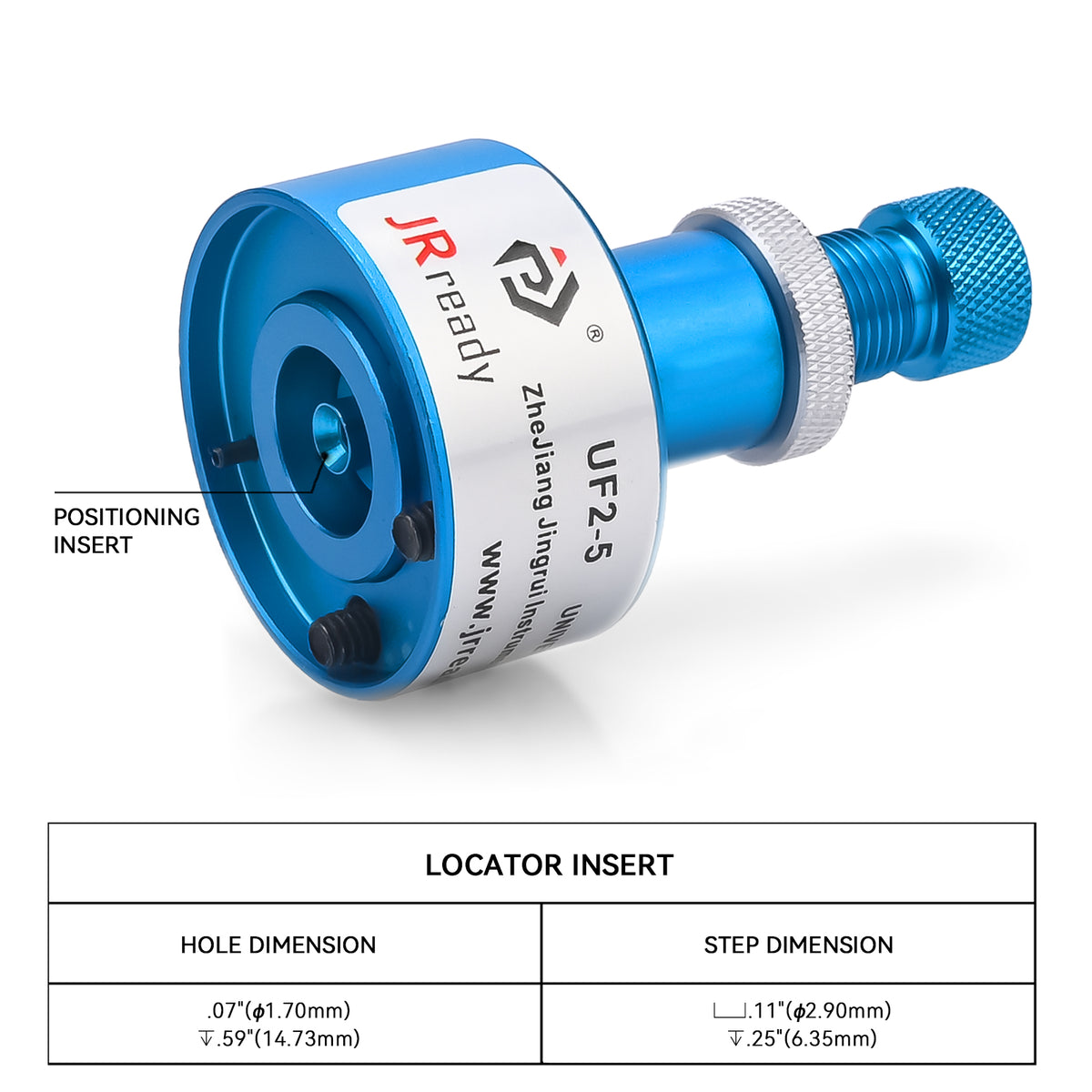 JRready UF2-5 (M225201-05) Universal Positioner Use With NEW-ASF1 JRD-ASF1 M22520/1-01 Crimp Tool