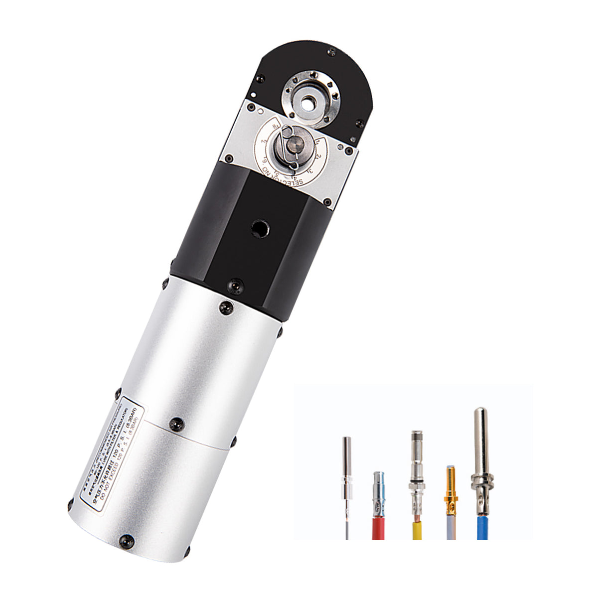 ST4030 Pneumatic Crimp Tool Kit: YJQ-W3Q WA27-309-2C Pneumatic Mid-Current Range Crimp Tool  & UF3-C001 Adjustable Positioner 8-18 AWG