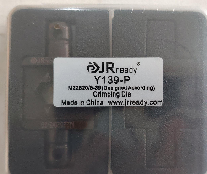 JRready Y139-P M22520/5-39 Crimp Die Use With YJQ-W5 M22520/5-01 Open Frame Crimper