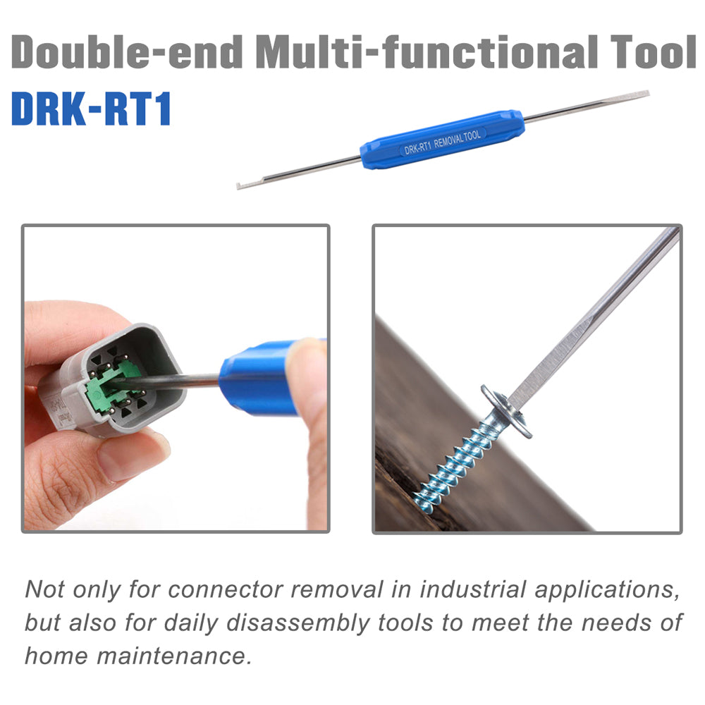 JRready DRK-RT1 Stiftausziehwerkzeug (DT-RT1) für Kfz-Ersatzsteckverbinder für DT-, DTM-, DTP-, DRB-, DTV-, DRCP- und STRIKE-Steckverbinder