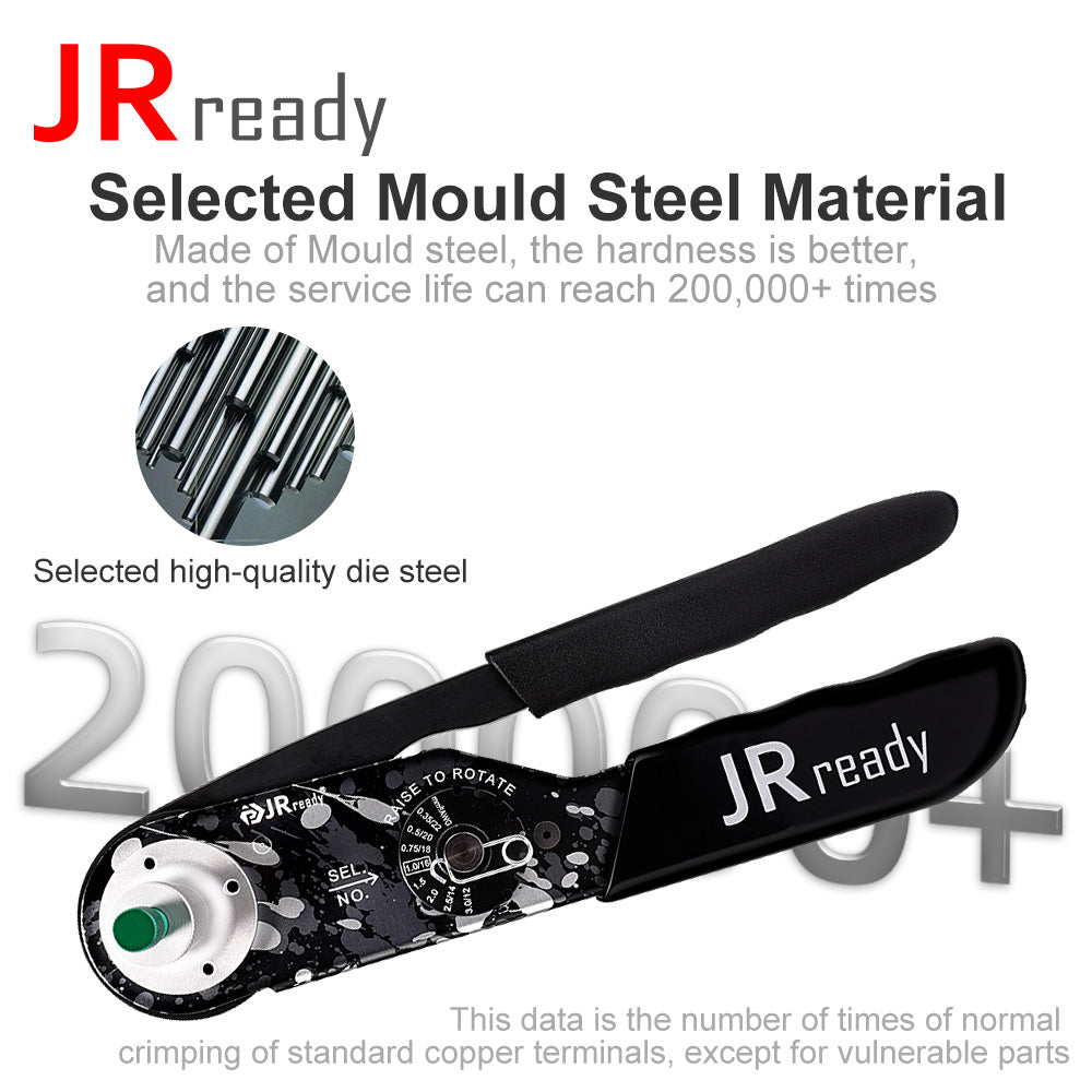JRready NEW-DT2 CRIMP TOOL 12-22AWG e KIT CONNETTORE DT 2-12 PIN ST6234