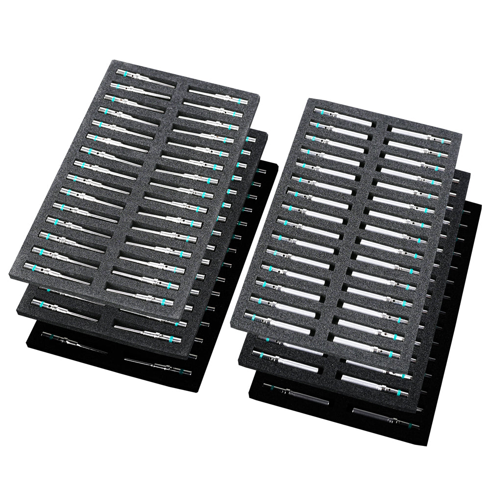 JRready ST6281 DT Steckverbinder-Anschlussset, 90 Paar, Kontaktgröße 16, Stifte 0460-215-16141/Buchsen 0462-209-16141, Drahtstärke 14-20 AWG (DT 16# 90 Paar)