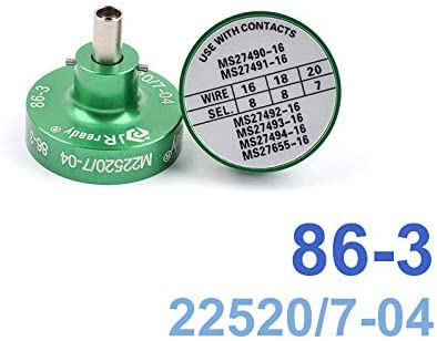 JRready 86-3 / P704 M22520/7-04 Positionierer Verwendung mit YJQ-W7A M22520/7-01 Crimpwerkzeug
