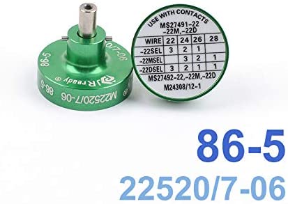 JRready 86-5 M22520/7-06 Positionierer zur Verwendung mit YJQ-W7A M22520/7-01 Crimpzange, 1 Stück