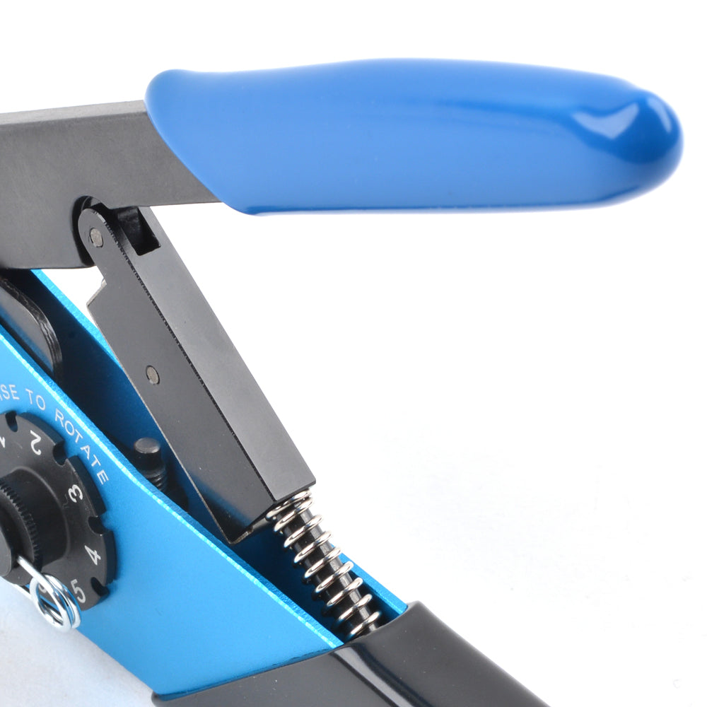 Pinza crimpatrice regolabile in miniatura JRready YJQ-MH992 con punta fine per connettori elettrici militari, dimensione minima di crimpatura del filo fino a 36 AWG (0,0127 mm²)