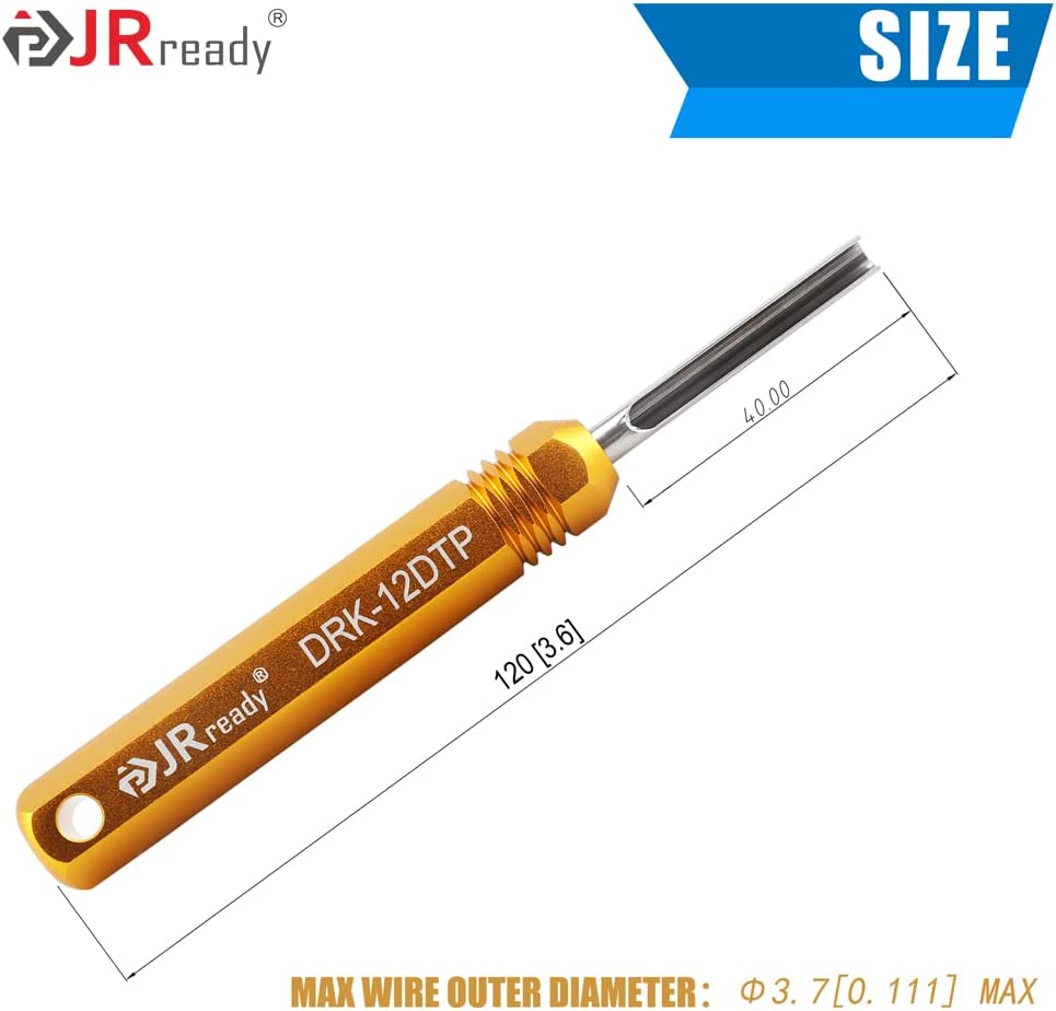 JRready ST5231 DEUTSCH Removal Tool Kit, Depinning Tool Kit: DRK-12DTP + DRK-16DT + DRK-20DTM + DRK-RT1B Extraction Tools