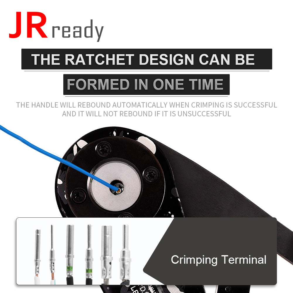JRready JST2109-DT1 Tool Kit:  NEW-DT1 Crimp Tool (HDT-48-00 Equivalent)+DRK-RT1-Hook+DRK-RT1-Screwdriver for in Automotive Motorcycles Trucks Repairing Maintenance